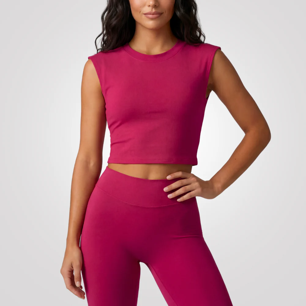 Tee-shirt Noeud - Brassière Intégrée - Image 11