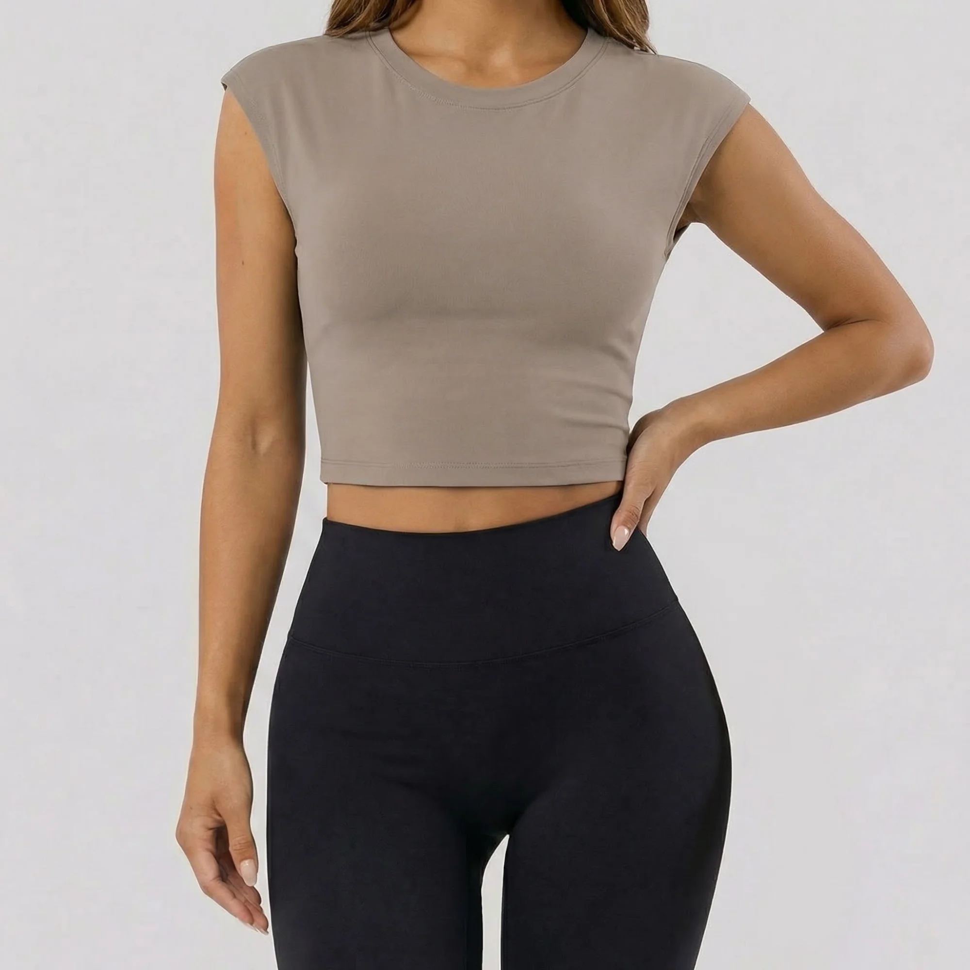 Tee-shirt Noeud - Brassière Intégrée - Image 22